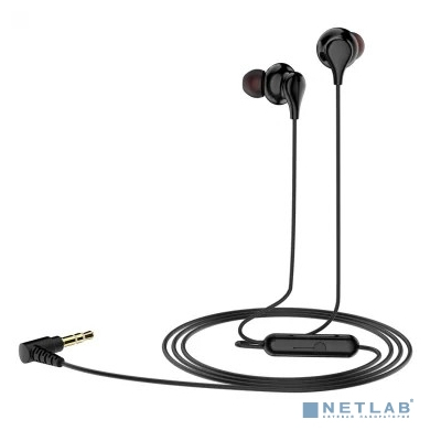 Perfeo наушники внутриканальные c микрофоном KNOB черные