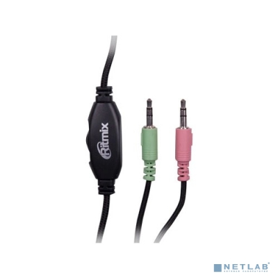 RITMIX RH-534M Grey наушники {105 дБ, разъем 2 x mini jack 3.5 mm}
