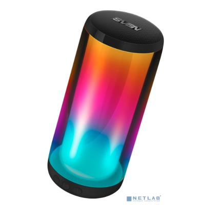 SVEN PS-260, черный (10 Вт, TWS, Bluetooth, FM, USB, microSD, 2000мА*ч)