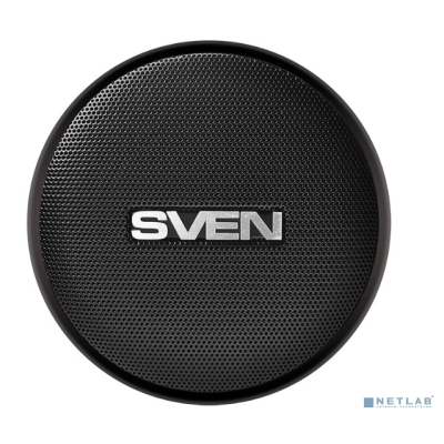 SVEN PS-260, черный (10 Вт, TWS, Bluetooth, FM, USB, microSD, 2000мА*ч)