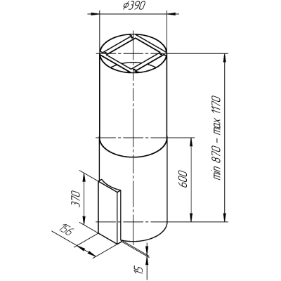 Вытяжка островная Kuppersberg MOTUBA GOLD