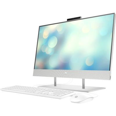 Моноблок/ HP 24-dp0026ur AiO 23.8"(1920x1080)/AMD Ryzen 3 4300U(2.7Ghz)/8192Mb/256SSDGb/noDVD/Int:AMD Intergrated Graphics /Cam/WiFi/war 1y/Starry White/DOS + RU kbd