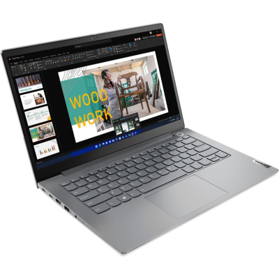 Ноутбук/ Lenovo ThinkBook 14 G4 14" FHD IPS 5-1235U 16GB 512GB SSD Intel Graphics FP Backlit Keys W11_Pro 1Y( EN_kbd , 3pin cable)
