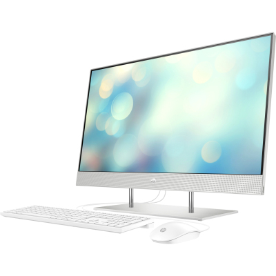 Моноблок/ HP 27-dp0059ur AiO 27"(1920x1080)/AMD Ryzen 5 4500U(2.3Ghz)/8192Mb/256PCISSDGb/noDVD/Int:AMD Intergrated Graphics /Cam/WiFi/war 1y/Серебристый/DOS + RU kbd