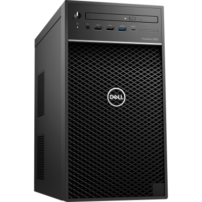 Персональный компьютер/ DELL PRECISION T3650 MT/Core i7-10700/16GB/256GB SSD/1TB HDD/NVIDIA T1000 4GB(4mini DP) /KEYB RUS(не оригинал)+mice/Linux/1Y (ОС:NO; Keyb:RUS, Powercord EU)