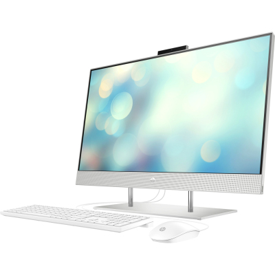 Моноблок/ HP 27-dp1019ua AiO 27"(1920x1080)/Intel Core i3 1125G4(2Ghz)/8192Mb/256PCISSDGb/noDVD/Int:Intel Internal Graphics /Cam/WiFi/war 1y/Серебристый/DOS + no kbd, no mouse