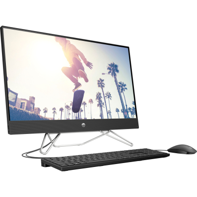 Моноблок/ HP 27-cb0024ur AiO 27"(1920x1080)/AMD Athlon 3050U(2.3Ghz)/4096Mb/256SSDGb/noDVD/Int:AMD Intergrated Graphics /Cam/WiFi/war 1y/Jack Black/DOS + RU kbd