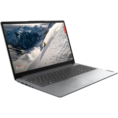 Ноутбук/ Lenovo IdeaPad 1 15ADA7 15.6"(1920x1080 IPS)/AMD Ryzen 5 3500U(2.1Ghz)/8192Mb/256SSDGb/noDVD/Int:AMD Radeon/Cam/BT/WiFi/42WHr/war 1y/1.6kg/grey/noOS + 65W, RU kbd