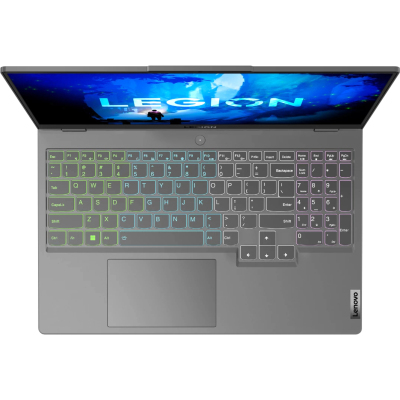 Ноутбук/ Lenovo Legion 5 15IAH7 15.6"(1920x1080 IPS)/Intel Core i5 12500H(2.5Ghz)/16384Mb/512SSDGb/noDVD/Ext:nVidia GeForce RTX3050Ti(4096Mb)/Cam/BT/WiFi/60WHr/war 1y/2.35kg/storm grey/noOS + 230W, RU kbd