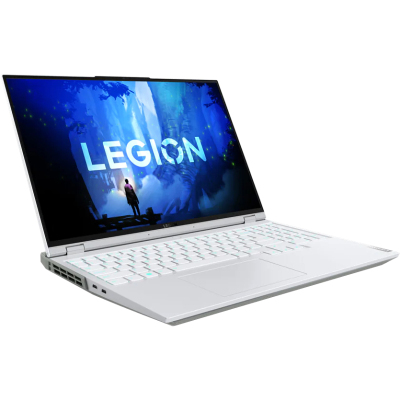 Ноутбук/ Lenovo Legion 5 Pro 16IAH7H 16"(2560x1600 IPS)/Intel Core i5 12500H(2.5Ghz)/16384Mb/1024SSDGb/noDVD/Ext:nVidia GeForce RTX3060(6144Mb)/Cam/BT/WiFi/80WHr/war 1y/2.49kg/glacier white/Win11Home + 300W, RU kbd