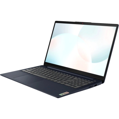Ноутбук/ Lenovo IdeaPad 3 15IAU7 15.6"(1920x1080 IPS)/Intel Core i7 1255U(1.7Ghz)/8192Mb/512SSDGb/noDVD/Int:Intel Iris Xe Graphics/Cam/BT/WiFi/38WHr/war 1y/1.65kg/abyss blue/noOS + 65W, RU kbd