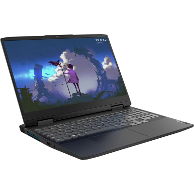 Ноутбук/ Lenovo IdeaPad Gaming 3 15IAH7 15.6"(1920x1080 IPS)/Intel Core i7 12650H(2.3Ghz)/16384Mb/512SSDGb/noDVD/Ext:nVidia GeForce RTX3050Ti(4096Mb)/Cam/BT/WiFi/45WHr/war 1y/2.31kg/onyx grey/Win11Home + 170W, RU kbd