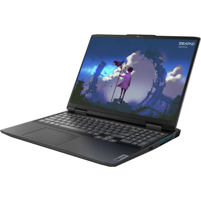 Ноутбук/ Lenovo IdeaPad Gaming 3 16IAH7 16"(1920x1200 IPS)/Intel Core i5 12450H(2Ghz)/16384Mb/1024SSDGb/noDVD/Ext:nVidia GeForce RTX3060(6144Mb)/Cam/BT/WiFi/71WHr/war 1y/2.6kg/onyx grey/noOS + 230W, RU kbd