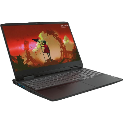 Ноутбук/ Lenovo IdeaPad Gaming 3 15ARH7 15.6"(1920x1080 IPS)/AMD Ryzen 5 6600H(3.3Ghz)/16384Mb/512SSDGb/noDVD/Ext:nVidia GeForce RTX3050Ti(4096Mb)/Cam/BT/WiFi/45WHr/war 1y/2.31kg/onyx grey/noOS + 170W, RU kbd