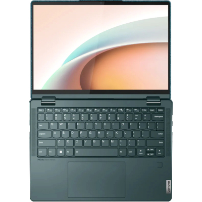 Ноутбук/ Lenovo Yoga 6 13ALC7 13.3"(1920x1200 IPS)/Touch/AMD Ryzen 5 5500U(2.1Ghz)/8192Mb/512SSDGb/noDVD/Int:AMD Radeon/Cam/BT/WiFi/59WHr/war 1y/1.37kg/dark teal/Win11Home + 45W, RU kbd