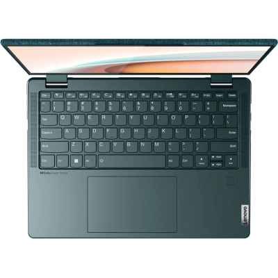Ноутбук/ Lenovo Yoga 6 13ALC7 13.3"(1920x1200 IPS)/Touch/AMD Ryzen 5 5500U(2.1Ghz)/8192Mb/256SSDGb/noDVD/Int:AMD Radeon/Cam/BT/WiFi/59WHr/war 1y/1.37kg/dark teal/noOS + 45W, Pen, RU kbd