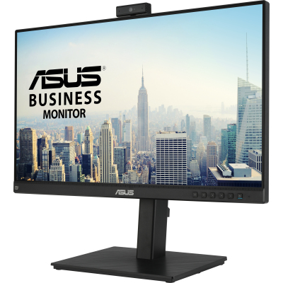 Монитор LCD 23.8" BE24EQSK/ ASUS BE24EQSK 23,8" FHD(1920x1080), 16:9, IPS, Video Conferencing Monitor, 300 cd/m2, 1000:1, 178/178, 4ms, 75Hz, Web Camera FHD, D-SUB, HDMI, DP, Speakers, Mic Array, HAS, Frameless Design, VESA 100x100mm, MiniPC Kit, black