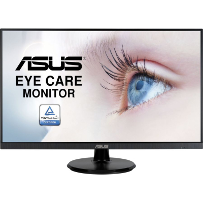 Монитор LCD 27" VA27DQ/ ASUS VA27DQ, 27" IPS LCD monitor 16:9, FHD 1920x1080, 5ms(GTG), 75Hz, 250 cd/m2, 100M:1 (static 1000 :1), 178/178, D-sub, HDMI, DP, Speakers 2Wx2, VESA 100x100 mm, black, Frameless, HDMI cable