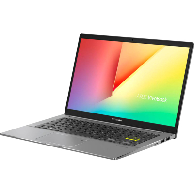 Ноутбук/ ASUS S433EA-KI2331W 14"(1920x1080 (матовый) IPS)/Intel Core i5 1135G7(2.4Ghz)/8192Mb/512PCISSDGb/noDVD/Int:Intel Iris Xe Graphics/Cam/BT/WiFi/50WHr/1.4kg/Indie Black/W11 + /подсв.клав /fTPM /алюм.корп