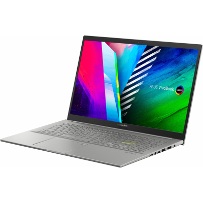 Ноутбук/ ASUS M513UA-L1612W +bag 15.6"(1920x1080 OLED)/AMD Ryzen 5 5500U(2.1Ghz)/16384Mb/512PCISSDGb/noDVD/Int:AMD Radeon/Cam/BT/WiFi/war 1y/1.8kg/Transparent Silver/W11