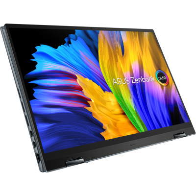 Ноутбук/ ASUS UP5401EA-KN501T Touch +Stylus +bag +cable 14"(2880x1800 OLED)/Touch/Intel Core i5 1135G7(2.4Ghz)/16384Mb/512PCISSDGb/noDVD/Int:Intel Iris Xe Graphics/Cam/BT/WiFi/war 1y/1.4kg/Pine Grey/W10 + Support NumberPad