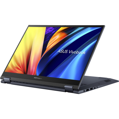Ноутбук/ ASUS TP3402ZA-LZ259W flip Touch 14"(1920x1200 IPS)/Touch/Intel Core i3 1220P(1.5Ghz)/8192Mb/512PCISSDGb/noDVD/Int:Intel UHD Graphics/Cam/BT/WiFi/50WHr/war 1y/1.5kg/Quiet Blue/W11 + /fingerprint /подсв.клав /fTPM /мет+пласт.корп/support NumberPad