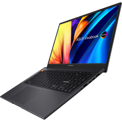 Ноутбук/ ASUS M3502QA-MA013W 70Вт/ч батарея 15.6"(2880x1620 (матовый) OLED 120Hz)/AMD Ryzen 5 5600H(3.3Ghz)/8192Mb/512PCISSDGb/noDVD/Int:AMD Radeon/Cam/BT/WiFi/1.8kg/Indie Black/W11