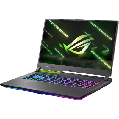 Ноутбук/ ASUS ROG G713RM-KH092W 17.3"(1920x1080 (матовый, 360Hz) IPS)/AMD Ryzen 7 6800H(3.2Ghz)/16384Mb/512PCISSDGb/noDVD/Ext:nVidia GeForce RTX3060(6144Mb)/BT/WiFi/90WHr/war 1y/2.9kg/Eclipse Gray/W11