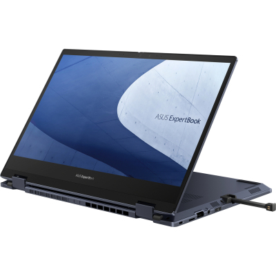 Ноутбук/ ASUS B5402FEA-HY0202X flip +stylus 14"(1920x1080 (матовый))/Touch/Intel Core i5 1155G7(1Ghz)/8192Mb/512PCISSDGb/noDVD/Int:Intel UHD Graphics/Cam/BT/WiFi/1.38kg/Star Black/W11Pro + Support NumberPad; FingerPrint