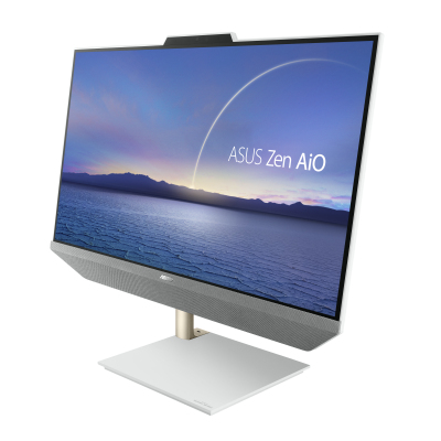 Моноблок/ ASUS A5401WRAK-WA059W 23.8"(1920x1080 (матовый))/Intel Core i5 10500T(2.3Ghz)/8192Mb/512PCISSDGb/noDVD/Int:Intel HD/Cam/BT/WiFi/war 1y/7kg/White/W11