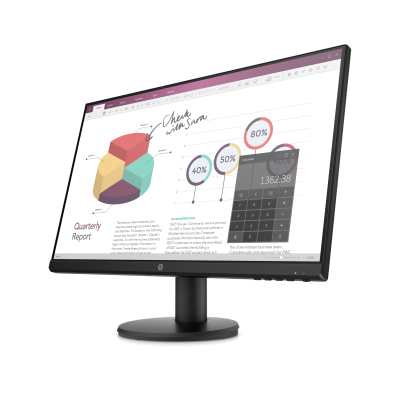 Монитор/ HP P24v G4 FHD Monitor 23.8'' (1920 x 1080), IPS, 178/178, 5мс, 250nit, HDMI/VGA, noUSB, (Repl 9TT78AA), 1y