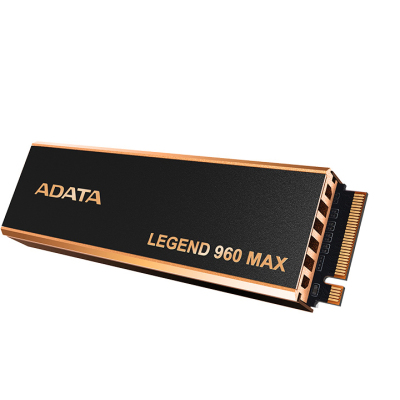 Твердотельный накопитель/ ADATA SSD LEGEND 960 MAX, 4000GB, M.2(22x80mm), NVMe 1.4, PCIe 4.0 x4, 3D NAND, R/W 7400/6800MB/s, IOPs 700 000/550 000, TBW 3120, DWPD 0.43, with BIG Heat Spreader (5 лет)