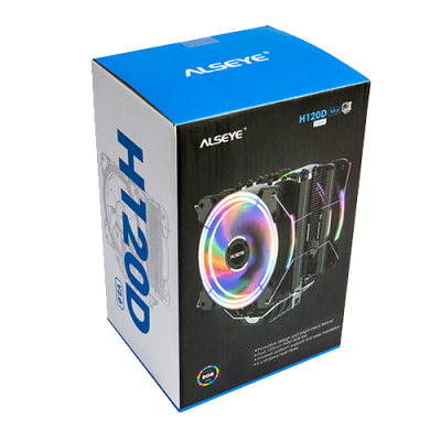 Кулер для процессора персонального компьютера/ CPU Cooler ALSEYE Model H120D-4.0 (Black) II