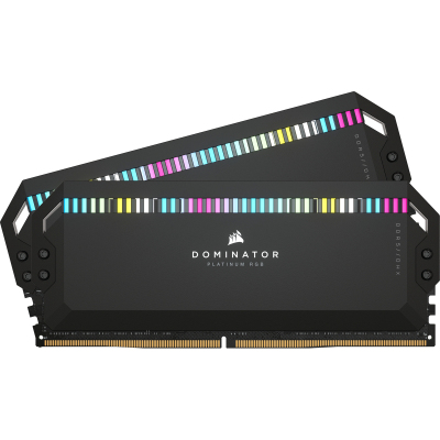 Память оперативная/ Corsair DDR5, 6200MHz 32GB 2x16GB DIMM, Unbuffered, 36-39-39-76, OC PMIC, XMP 3.0, DOMINATOR PLATINUM RGB DDR5 Black Heatspreader, RGB LED, 1.3V