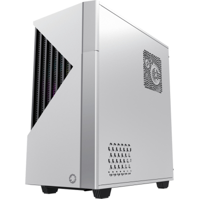 Компьютерный корпус, без блока питания ATX/ Gamemax Contac COC WB ATX case, black/white, w/o PSU, w/2xUSB3.0, w/1x14cm ARGB front fan(GMX-FN14-Rainbow-C9), w/1x12cm ARGB rear fan(GMX-FN12-