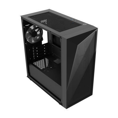 Корпус без блока питания/ Cooler Master Case CMP 320L mATX, 2x120fan, ARGB, USB 3.2 Gen1 Type-A, w/o PSU