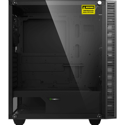 Компьютерный корпус, без блока питания ATX/ Gamemax Draco XD ATX case, black, w/o PSU, w/1xUSB3.0+1xUSB2.0, w/3x12cm ARGB GMX-FN12-DBB front fans, w/1x12cm ARGB GMX-FN12-DBB rear fan