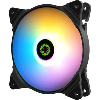 Кулер для корпуса ПК/ Gamemax FN-12Rainbow-C2, 12CM ARGB rainbow fan, 3pin+4Pin connector