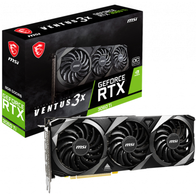Видеокарта/ GeForce RTX 3060 Ti VENTUS 3X 8G OC LHR