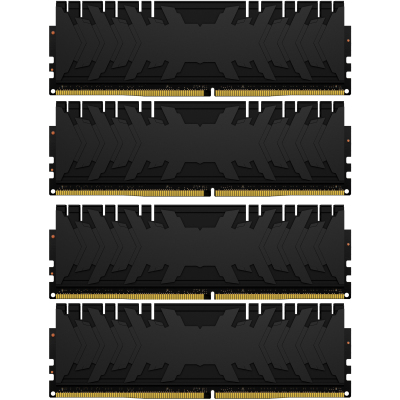 Память оперативная/ Kingston 64GB3200MHz DDR4 CL16DIMM (Kit of4)1Gx8 FURYRenegadeBlack
