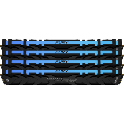 Память оперативная/ Kingston 128GB3200MHz DDR4 CL16DIMM (Kit of4)FURYRenegadeRGB