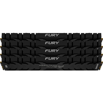 Память оперативная/ Kingston 64GB3600MHz DDR4 CL16DIMM (Kit of4)1Gx8 FURYRenegadeBlack
