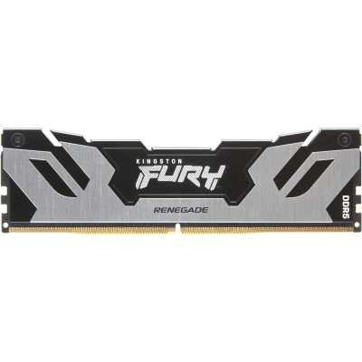 Память оперативная/ Kingston 32GB 6400MT/s DDR5 CL32 DIMM (Kit of 2) FURY Renegade Silver