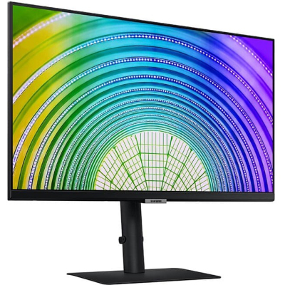 ЖК монитор Samsung S24A600UCI/ Samsung S24A600UCI 24" LCD IPS LED monitor, 2560x1440, 5(GtG)ms, 250 cd/m2, 75Hz, MEGA DCR (static 1000:1), 178°/178°, HDMI, DP, USB Hub ; USB-C(65W), HAS, VESA 100x100 mm, внутренний БП, ES8.0,TCO, black
