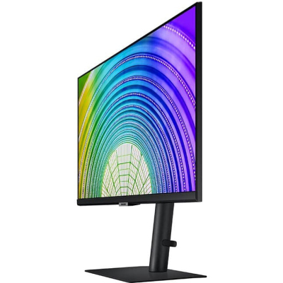 ЖК монитор Samsung S24A600UCI/ Samsung S24A600UCI 24" LCD IPS LED monitor, 2560x1440, 5(GtG)ms, 250 cd/m2, 75Hz, MEGA DCR (static 1000:1), 178°/178°, HDMI, DP, USB Hub ; USB-C(65W), HAS, VESA 100x100 mm, внутренний БП, ES8.0,TCO, black