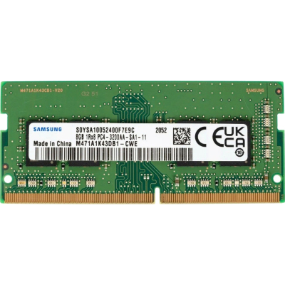 Samsung DDR4 8GB UNB SODIMM 3200, 1.2V
