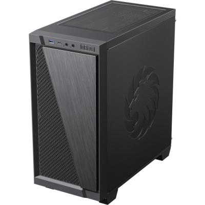 Компьютерный корпус, без блока питания mATX/ Gamemax M61 mATX case, black, w/o PSU, w/1xUSB3.0+1xType-C, w/1x12cm rear fan