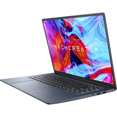 Ноутбук/ Machenike Machcreator-16 16"(2560x1600)/Intel Core i5 12500H(3.3Ghz)/16384Mb/512PCISSDGb/noDVD/Int:Intel Iris Xe Graphics/Cam/BT/WiFi/70WHr/war 1y/1.7kg/grey/DOS + fingerprint, RU white backlight kbd