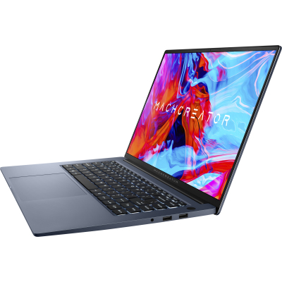 Ноутбук/ Machenike Machcreator-16 16"(2560x1600)/Intel Core i7 12700H(3.5Ghz)/16384Mb/512PCISSDGb/noDVD/Int:Intel Iris Xe Graphics/Cam/BT/WiFi/70WHr/war 1y/1.7kg/grey/DOS + fingerprint, RU white backlight kbd