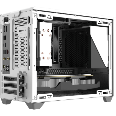 держатель видеокарты в корпусе/ Cooler Master NR200 ATX PSU Bracket White
